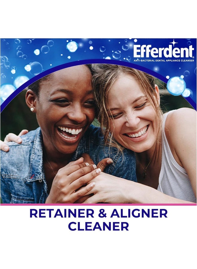 Efferdent Retainer Cleaning Tablets, Denture Cleaning Tablets for Dental Appliances, Minty Fresh & Clean, 44 Count - Image 5
